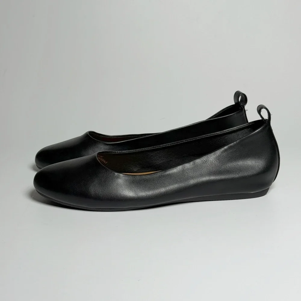 Cushionaire Wink Black Memory Foam Ballet Flats Womens 9M Slip On Comfort Shoes - Picture 4 of 11